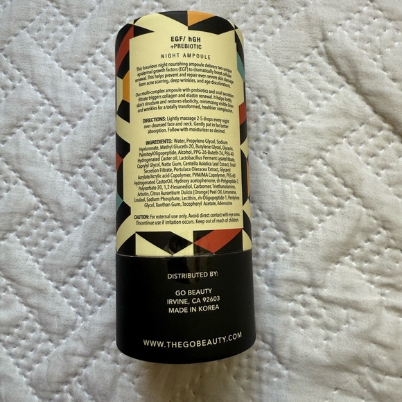 GŌ GO BEAUTY Modern Miracle Night Ampoule 1 oz NEW